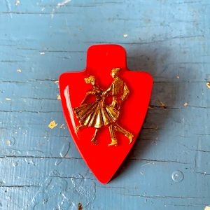 Bakelite bolo tie broach